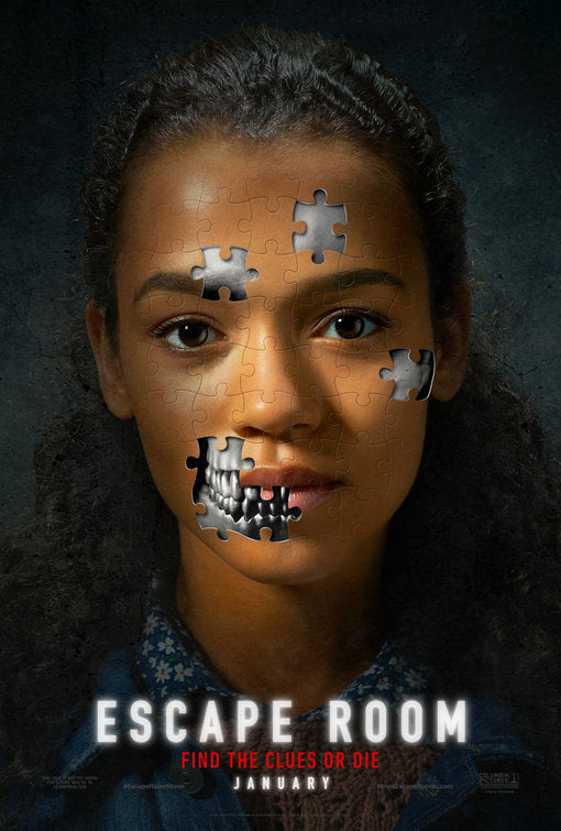 1000 piece jigsaw puzzle for the movie poster: Escape Room (2019)