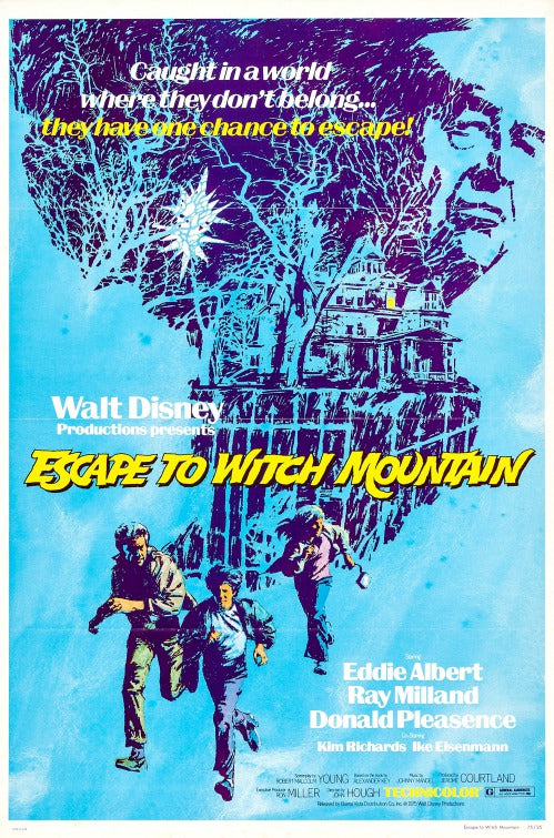the movie poster: Escape to Witch Mountain (1975)