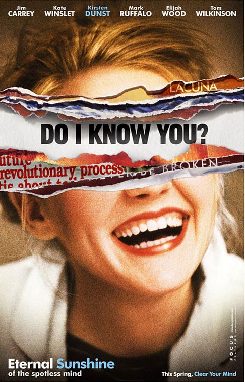 the movie poster: Eternal Sunshine of the Spotless Mind (2004) ver3