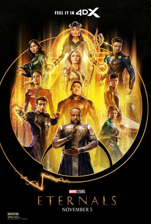 1000 piece jigsaw puzzle for the movie poster: Eternals (2021) ver17