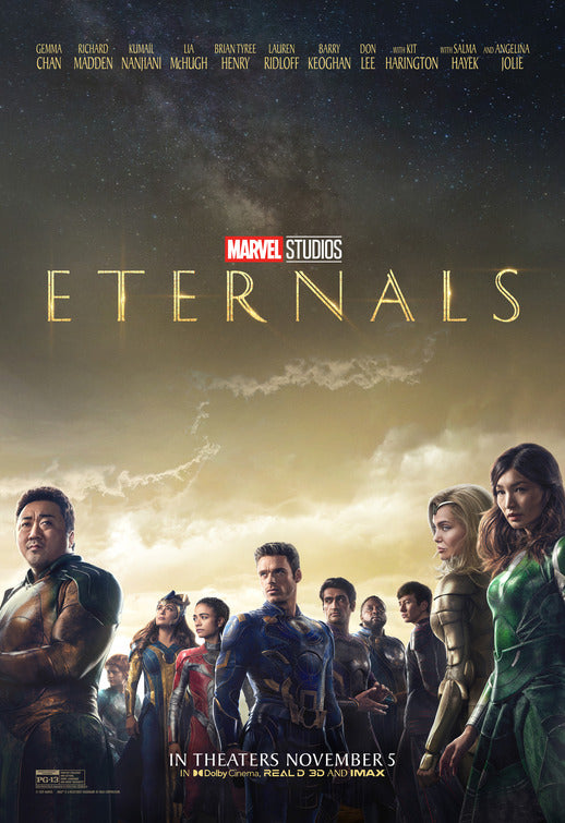1000 piece jigsaw puzzle for the movie poster: Eternals (2021) ver19