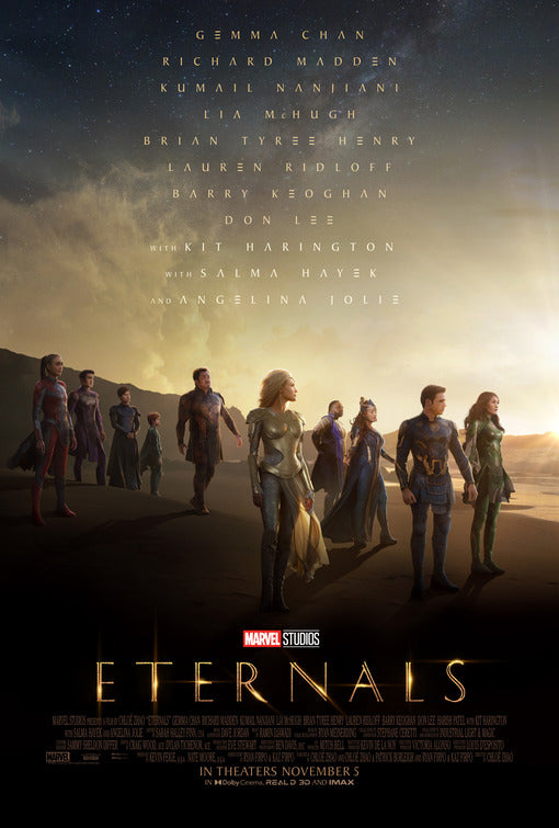 1000 piece jigsaw puzzle for the movie poster: Eternals (2021) ver3