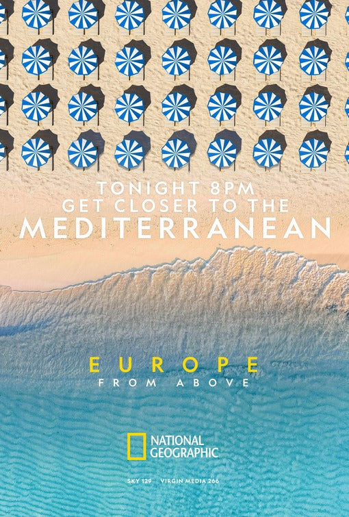 1000 piece jigsaw puzzle for tv poster: Europe from Above, ver2
