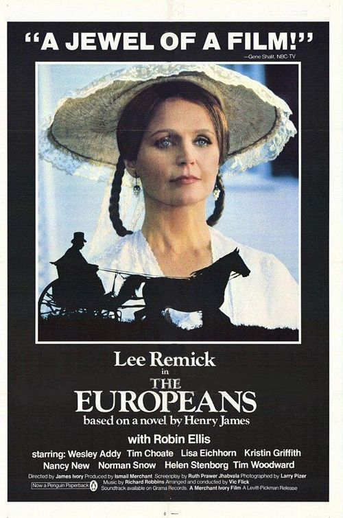 the movie poster: The Europeans (1979)