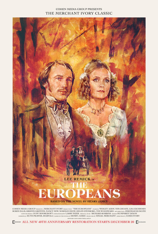 1000 piece jigsaw puzzle for the movie poster: The Europeans (1979) ver2