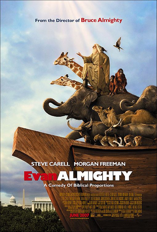 the movie poster: Evan Almighty (2007)