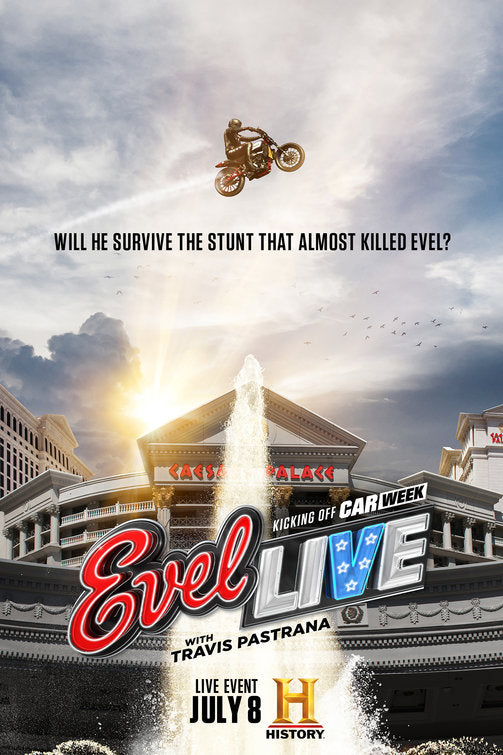 1000 piece jigsaw puzzle for tv poster: Evel Live