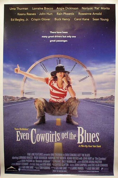 the movie poster: Even Cowgirls Get The Blues (1994)