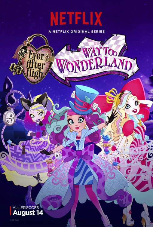 1000 piece jigsaw puzzle for tv poster: Ever After High: Way Too Wonderland