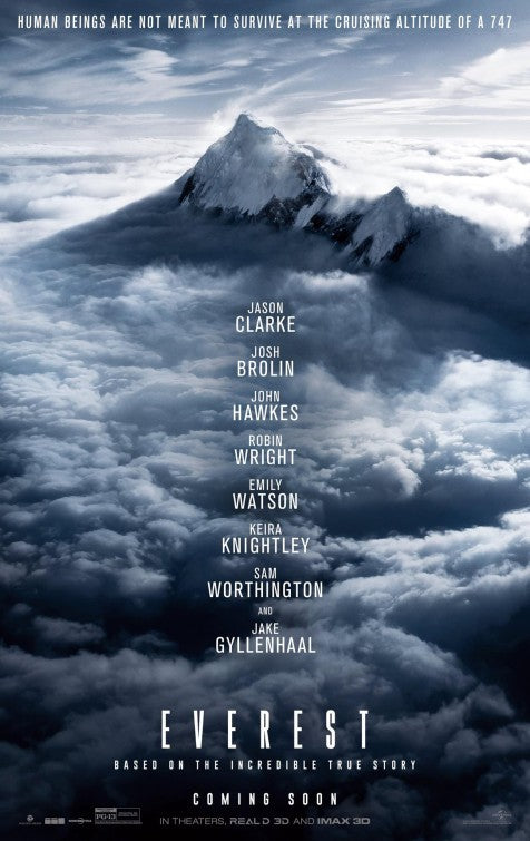 1000 piece jigsaw puzzle for the movie poster: Everest (2015) ver3