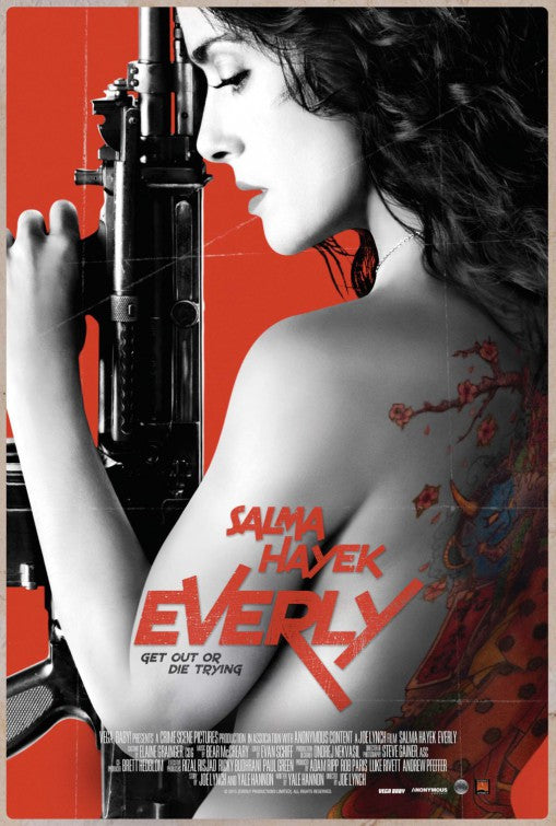 1000 piece jigsaw puzzle for the movie poster: Everly (2015)