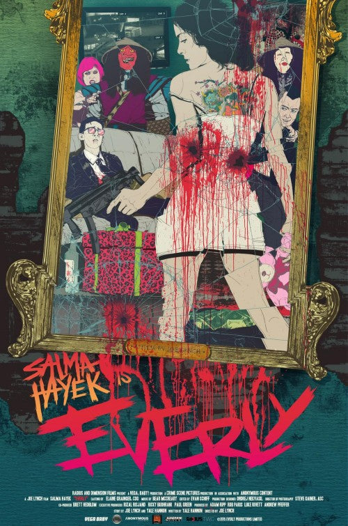 1000 piece jigsaw puzzle for the movie poster: Everly (2015) ver2