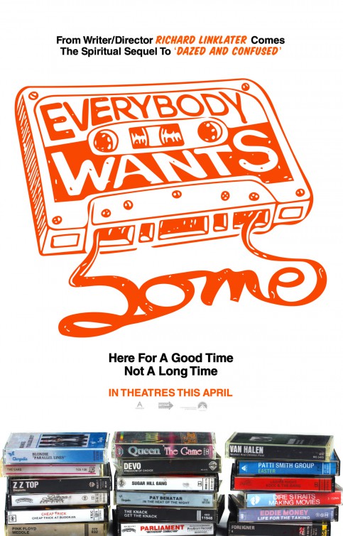 1000 piece jigsaw puzzle for the movie poster: Everybody Wants Some (2016)
