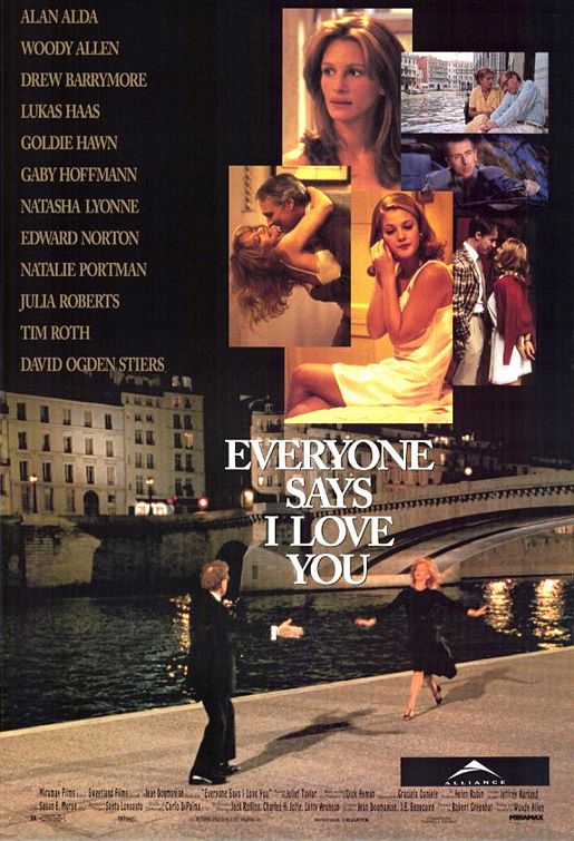 the movie poster: Everyone Says I Love You (1996)