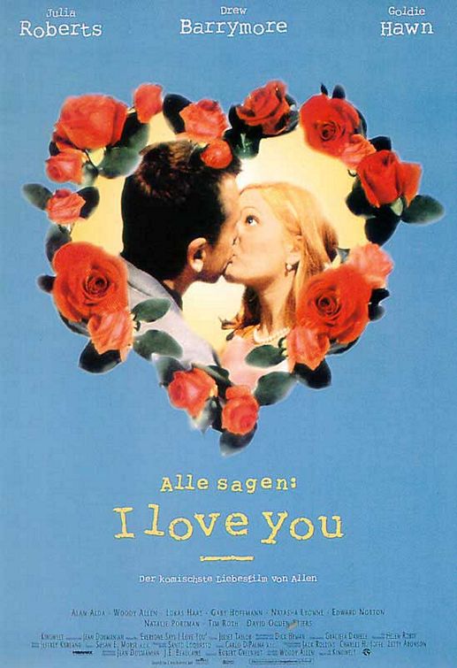 the movie poster: Everyone Says I Love You (1996) ver2