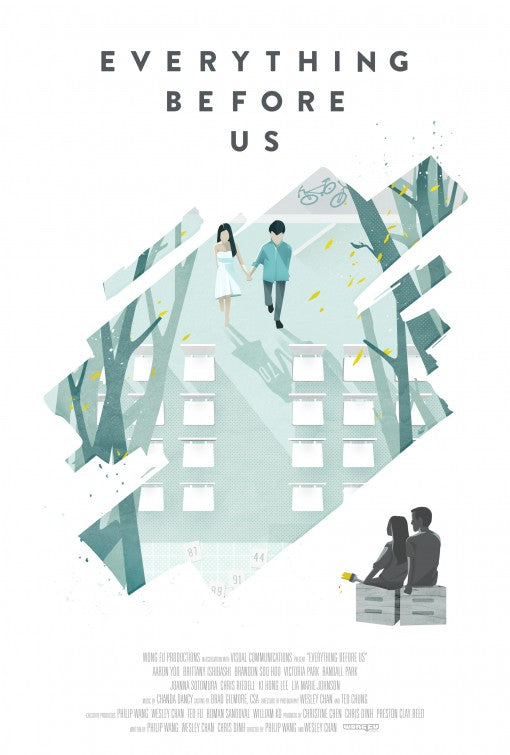 1000 piece jigsaw puzzle for the movie poster: Everything Before Us (2015)