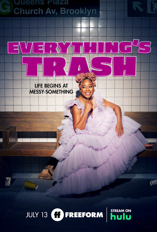 1000 piece jigsaw puzzle for tv poster: Everything's Trash