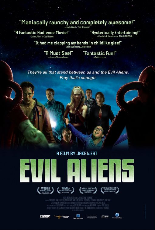 the movie poster: Evil Aliens (2006) ver2