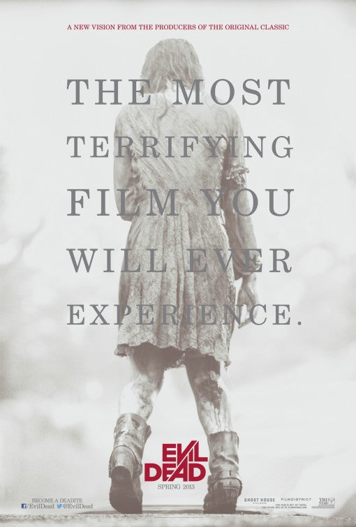 1000 piece jigsaw puzzle for the movie poster: Evil Dead (2013)