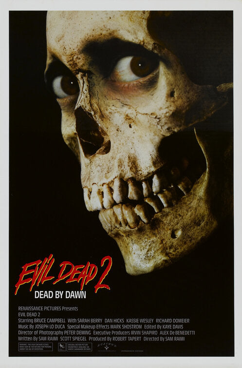 the movie poster: Evil Dead II (1987)
