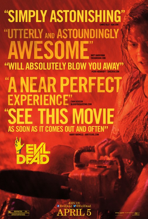 1000 piece jigsaw puzzle for the movie poster: Evil Dead (2013) ver4