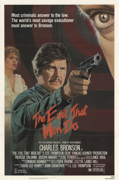 the movie poster: The Evil That Men Do (1984) ver2