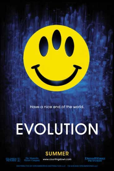 the movie poster: Evolution (2001) ver1