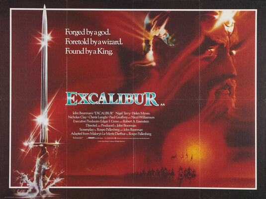 the movie poster: Excalibur (1981) ver3