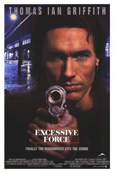1000 piece jigsaw puzzle for the movie poster: Excessive Force (1993)