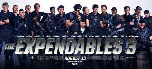 1000 piece jigsaw puzzle for the movie poster: The Expendables 3 (2014) ver17