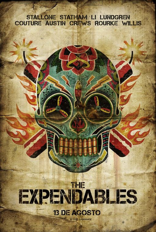 1000 piece jigsaw puzzle for the movie poster: The Expendables (2010) ver11