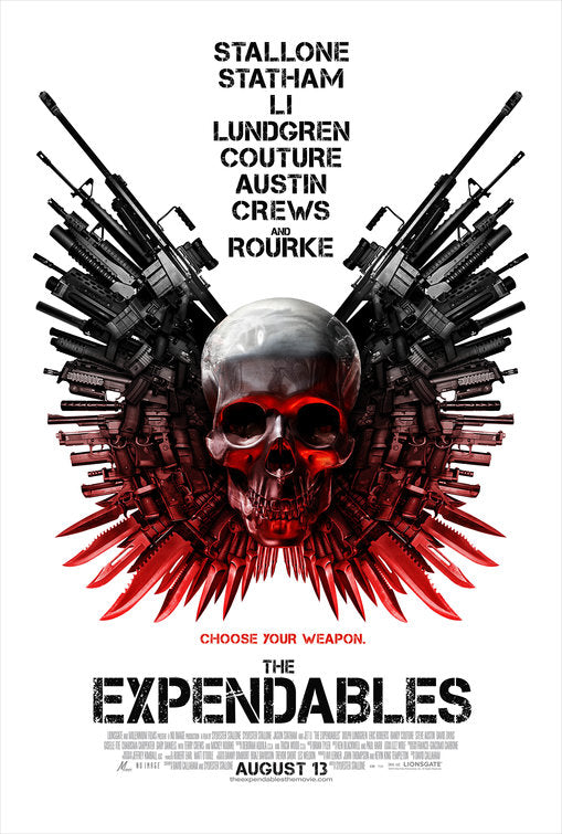 1000 piece jigsaw puzzle for the movie poster: The Expendables (2010) ver3