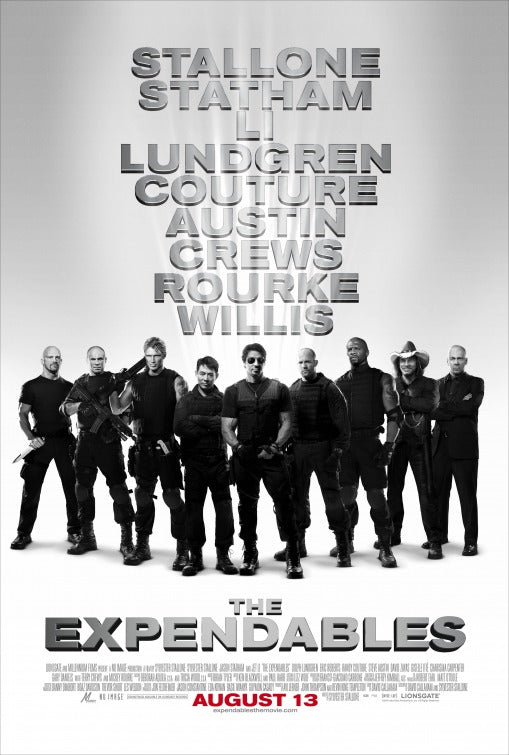 1000 piece jigsaw puzzle for the movie poster: The Expendables (2010) ver5