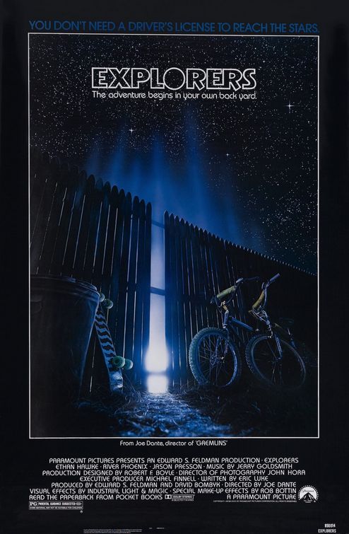 1000 piece jigsaw puzzle for the movie poster: Explorers (1985)