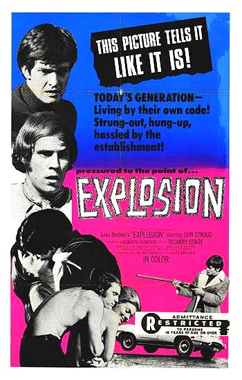 the movie poster: Explosion (1970)