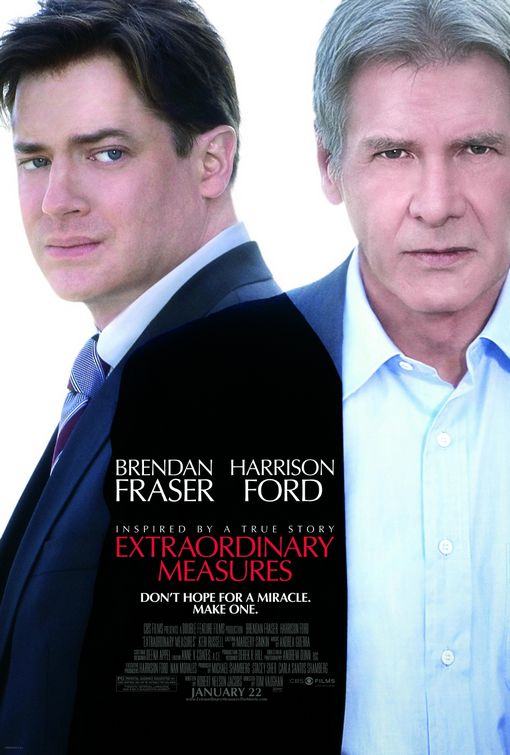1000 piece jigsaw puzzle for the movie poster: Extraordinary Measures (2010)