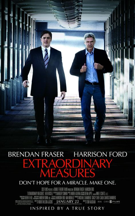 1000 piece jigsaw puzzle for the movie poster: Extraordinary Measures (2010) ver2