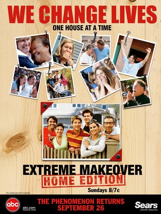 1000 piece jigsaw puzzle for tv poster: Extreme Makeover: Home Edition, ver2