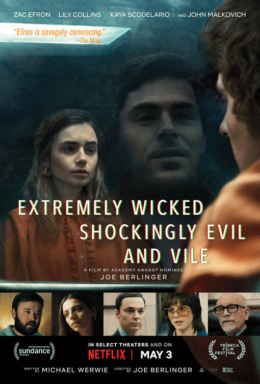 1000 piece jigsaw puzzle for the movie poster: Extremely Wicked, Shockingly Evil, and Vile (2019) ver2