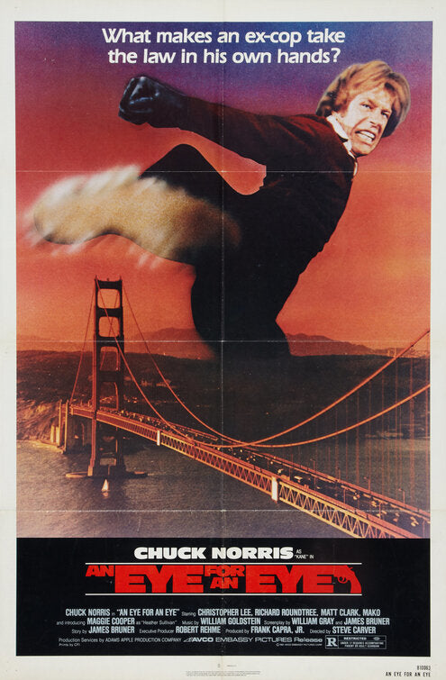 the movie poster: An Eye for an Eye (1981)