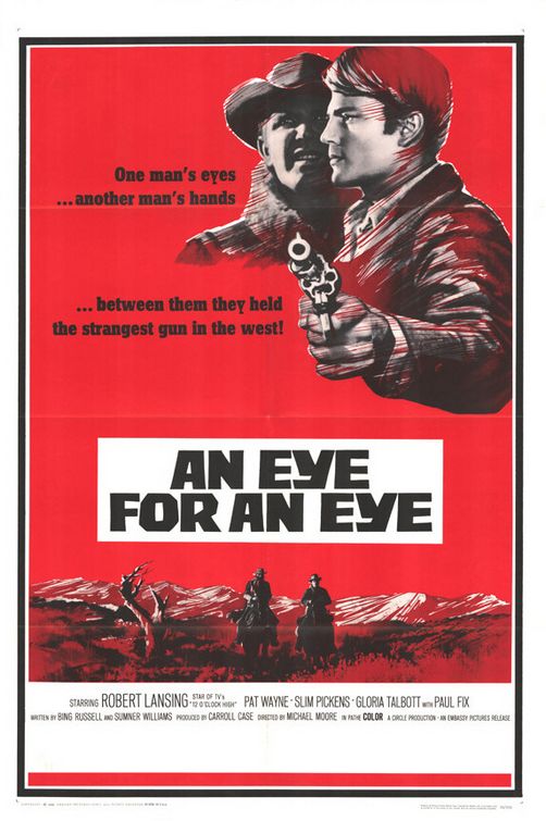the movie poster: An Eye for an Eye (1966)