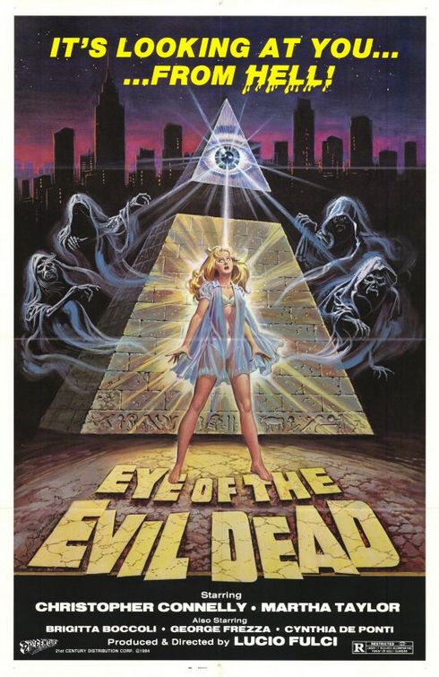 the movie poster: Eye of the Evil Dead (aka Manhattan Baby) (1984)