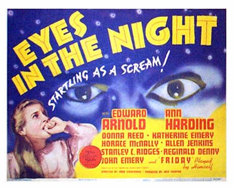 the movie poster: Eyes in the Night (1942) ver2
