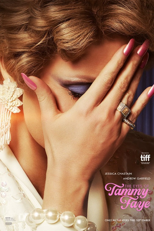 1000 piece jigsaw puzzle for the movie poster: The Eyes of Tammy Faye (2021)
