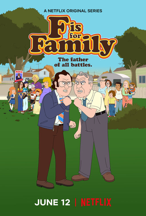 1000 piece jigsaw puzzle for tv poster: F is for Family, ver5