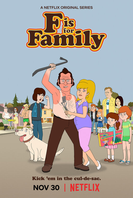 1000 piece jigsaw puzzle for tv poster: F is for Family, ver6