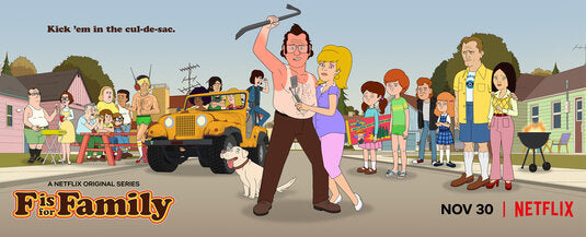 1000 piece jigsaw puzzle for tv poster: F is for Family, ver7