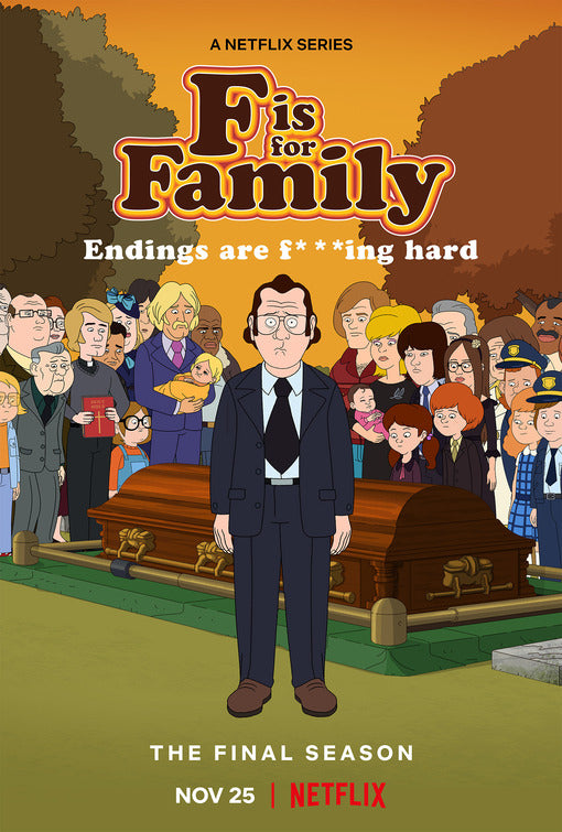 1000 piece jigsaw puzzle for tv poster: F is for Family, ver8