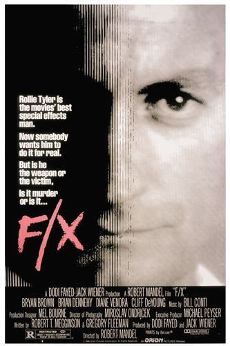 the movie poster: F/X (1986)