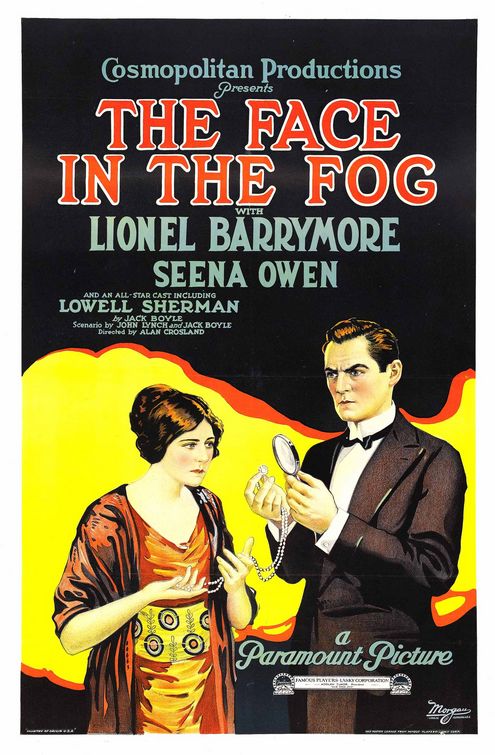the movie poster: The Face in the Fog (1922)